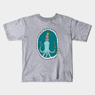 Mademoiselle Octopus: Crafting Kids T-Shirt